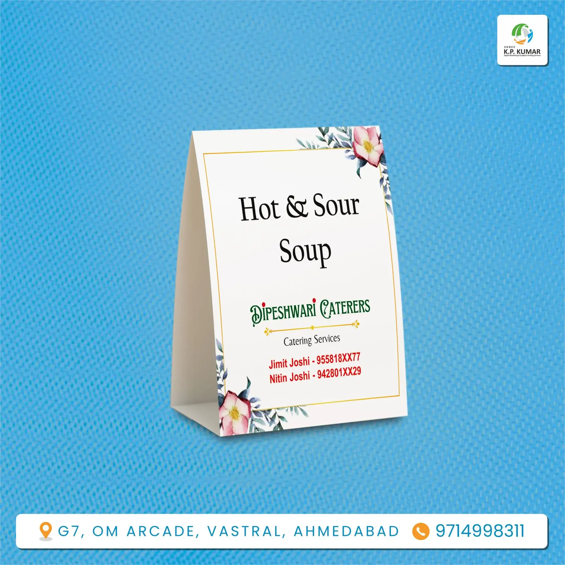 Menu Card Design 2
